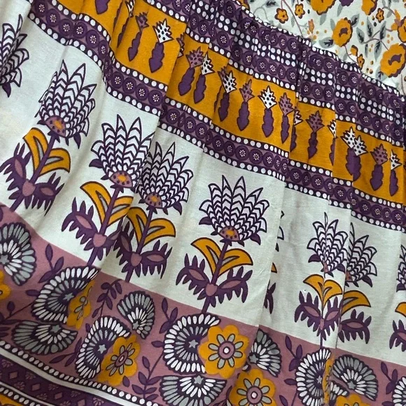 Spell and the Gypsy Castaway Gypsy Love Skirt Orange Blossom Size Small Hi-Low - Picture 11 of 15